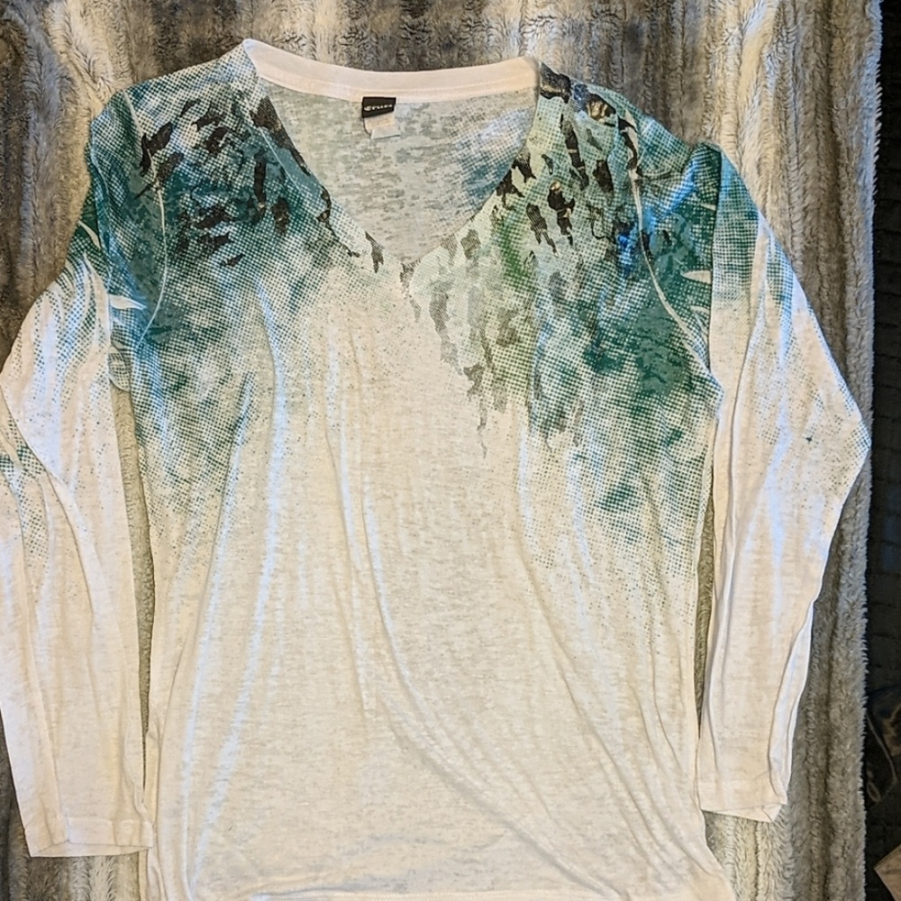 Cruel long sleeve Burnout Tee